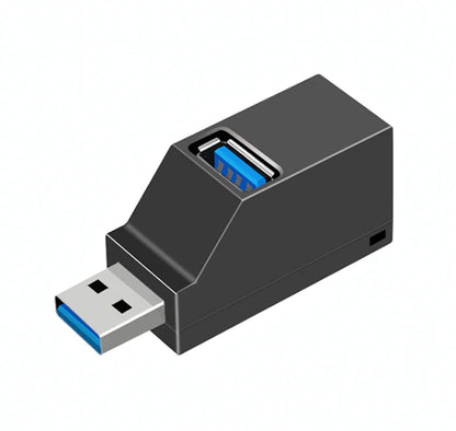 2 Pcs 3 Port USB 3.0 Hub Portable High Speed Splitter Box For PC Notebook Laptop by Anti Spier