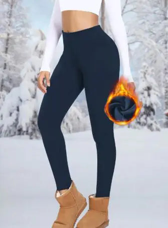 High Waist Warm Yoga Sports Leggings by Anti Spier