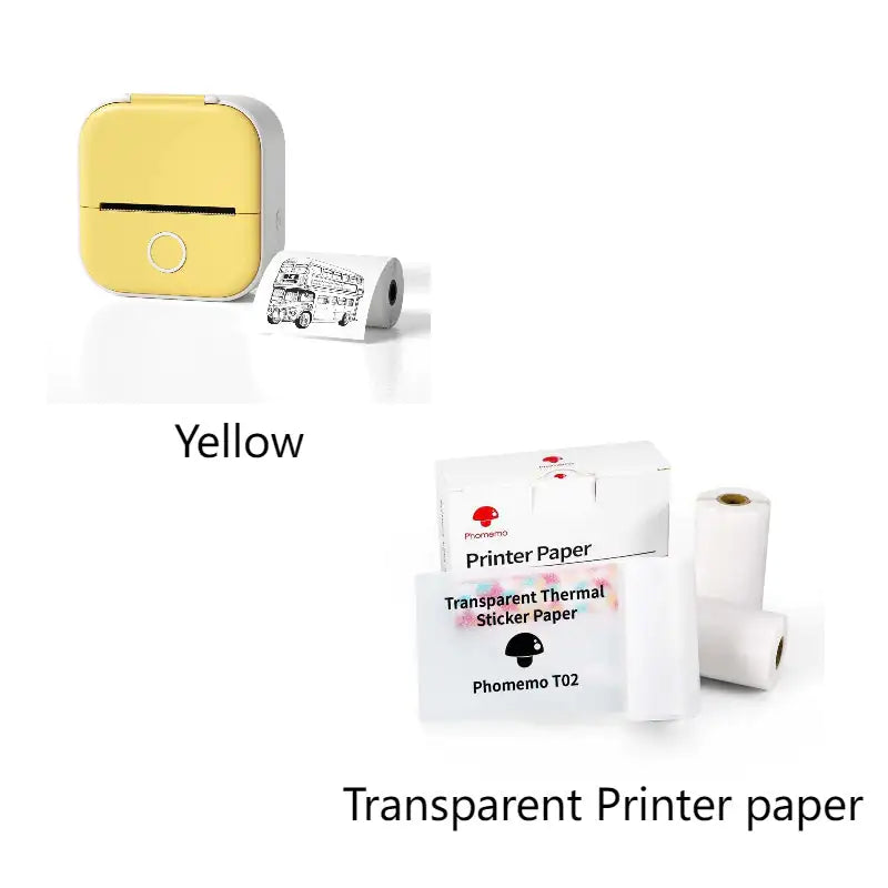 Portable Mini Thermal Label Printer Home Photo Printer Student Wrong Question Printer Bluetooth Mini Label Printer Price Tag by Anti Spier