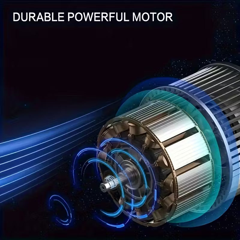 Wireless Car Vacuum Cleaner - Large Suction, Capacity, Charging, Suitable for Home And Car/Office Cleaning, Portable with Crevice Tool by Anti Spier