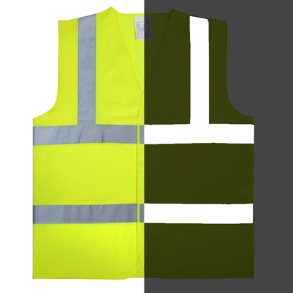 Reflective vests with printed words, sanitation and cleaning vests, escent coats, road construction and traffic safety protective suits by Hypersku