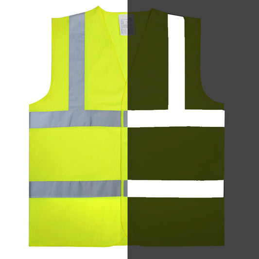 Reflective vests with printed words, sanitation and cleaning vests, escent coats, road construction and traffic safety protective suits by Hypersku