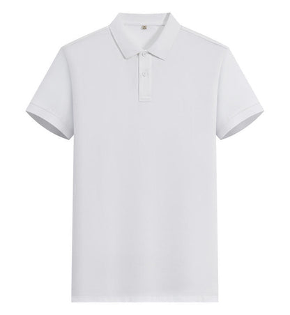 200g Island cotton polo shirt, cotton , cashmere texture, silk luster, moisture-wicking, anti-wrinkle, wear-resistant, short-sleeved by Hypersku