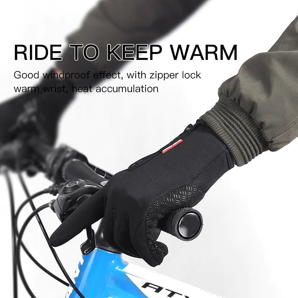 Unisex Touchscreen Thermal Full Finger Gloves by Anti Spier
