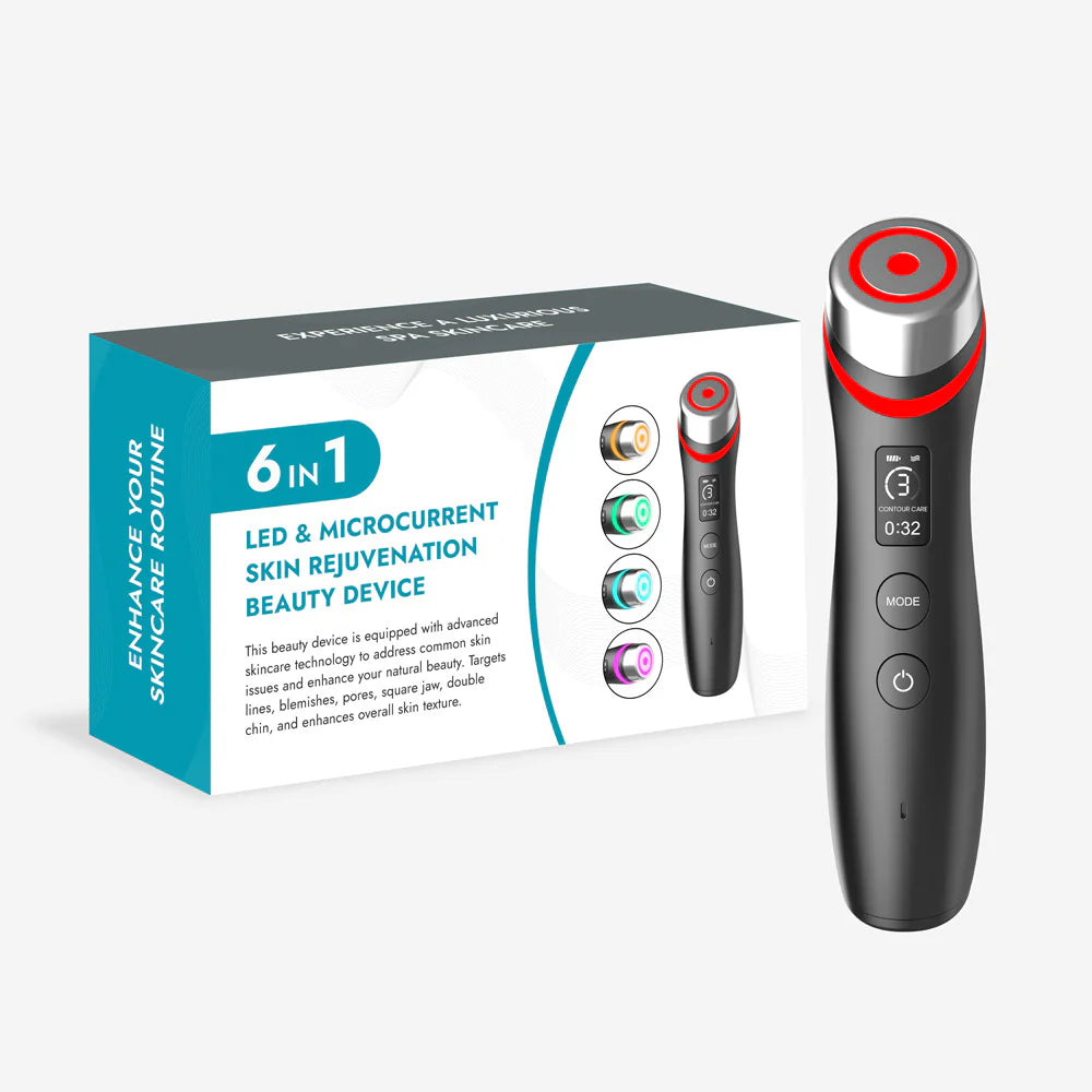 Color Light Microcurrent Vibration Massager by Anti Spier