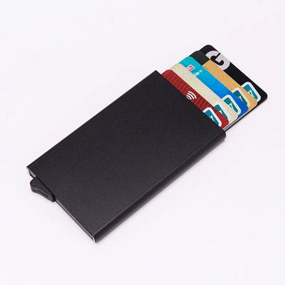 Mens RFID Blocking Slim Money Clip Carbon Fiber Wallet ID Credit Card Holder New by Anti Spier