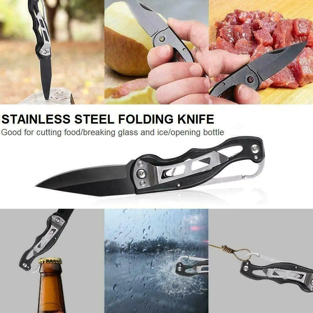 14 in 1 Outdoor Emergency Survival And Safety Gear Kit Camping Tactical Tools SOS EDC Case by Anti Spier