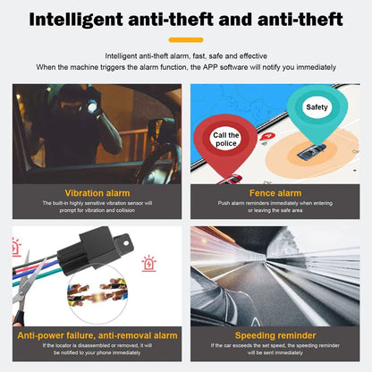 GPS Tracker Real-Time Tracking Locator Device GPRS GSM Car/Motorcycle Anti Theft by Anti Spier