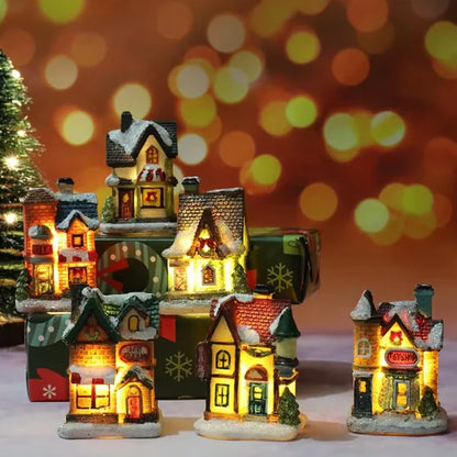 Christmas House Light Decoration by Anti Spier
