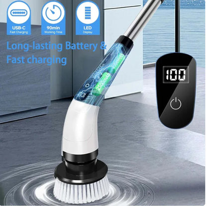 Cordless Motorized Rotary Scrubber by Anti Spier