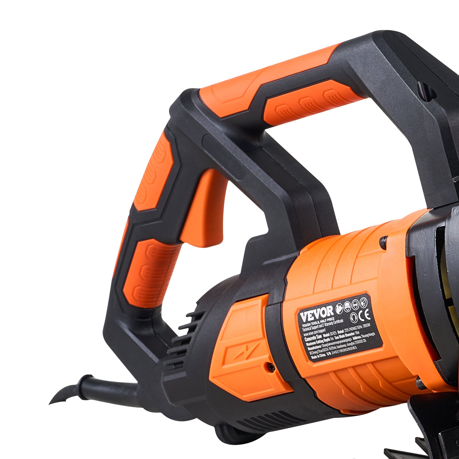 VEVOR Electric Concrete Saw, 16 In, 3200 W 15 A Motor Circular Saw Cutter With Max. 6 In Adjustable Cutting Depth, Wet Disk Saw Cutter Includes Water Line, Pump And Blade, For Stone, Brick by Anti Spier
