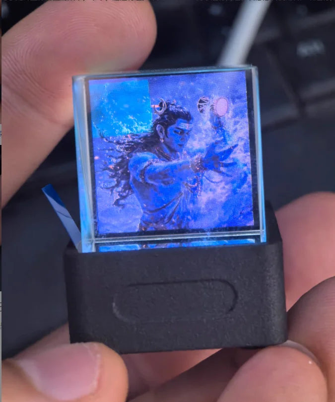 Mini Transparent WiFi Weather Clock by Anti Spier
