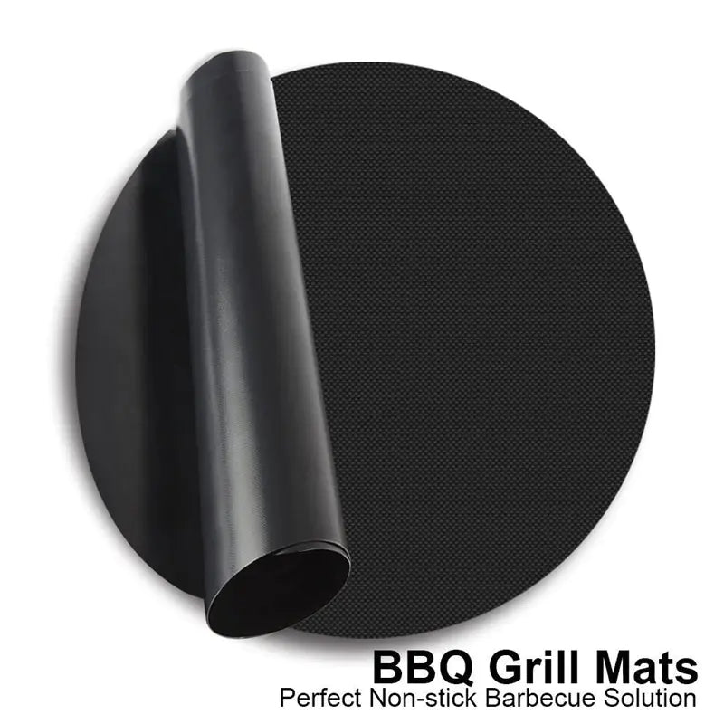 High-Temperature Non-Stick Round BBQ Mat 15.75” by Anti Spier