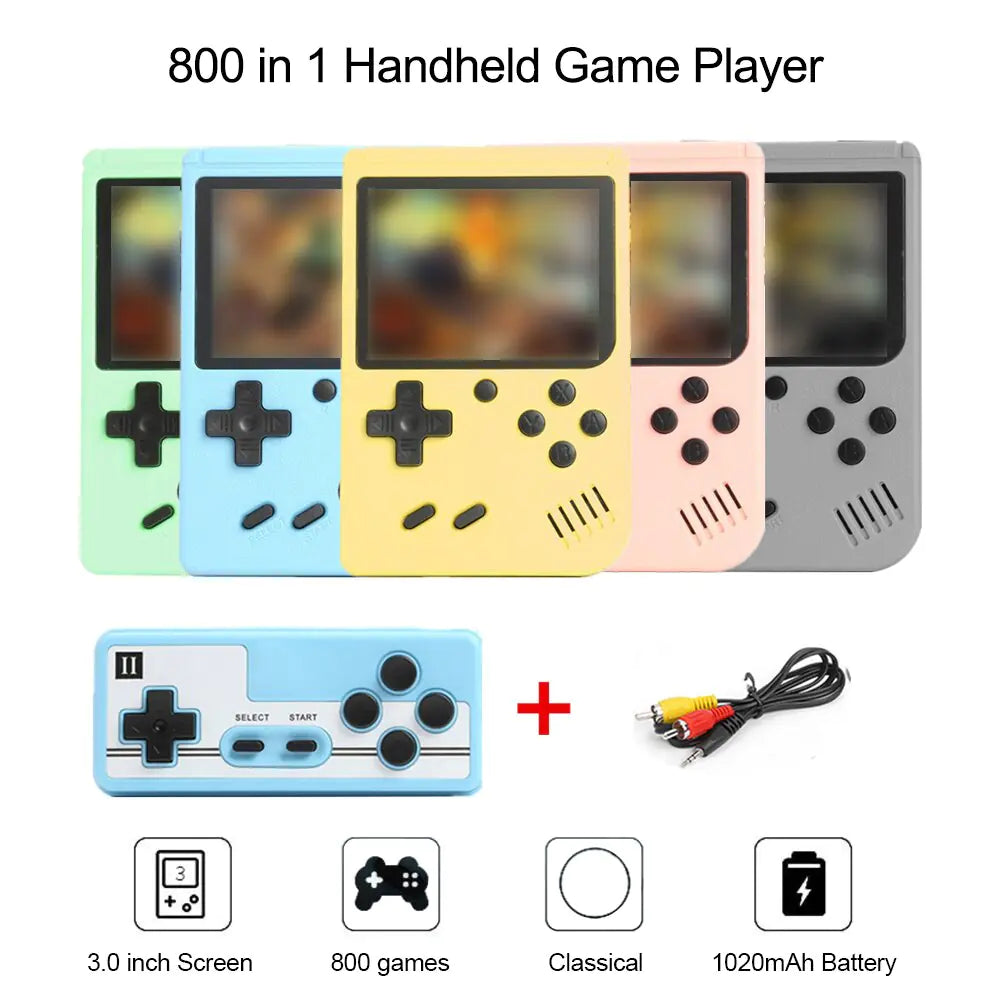 Handheld Game Console Built-In 800 Classic Games by Anti Spier