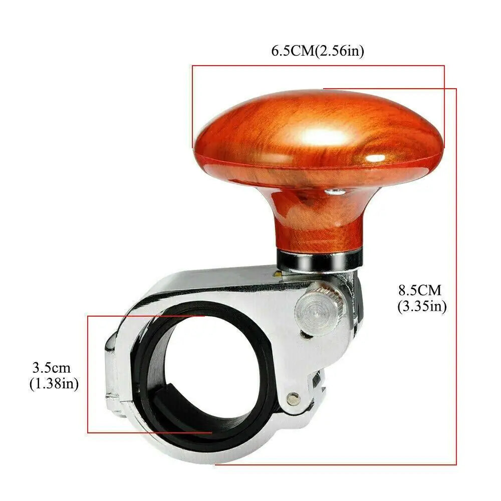 Steering Wheel Spinner Knob Handle Universal Heavy Duty Suicide Car Truck Power by Anti Spier