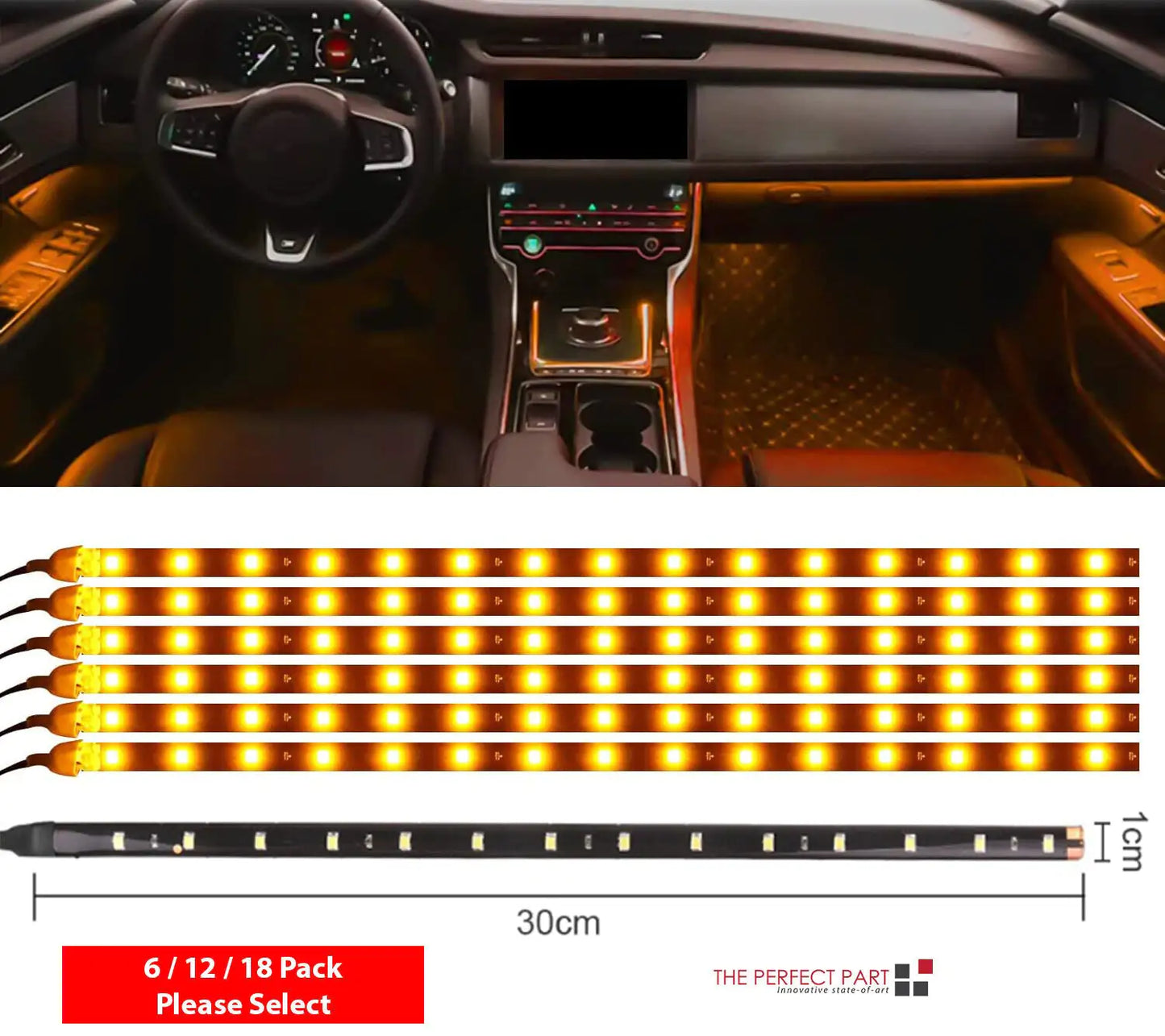 Lot Waterproof 12''/15 DC 12V Motor LED Strip Underbody Light For Car Motorcycle by Anti Spier
