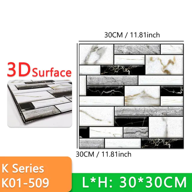 Thick Self-Adhesive Marble Floor Stickers by Anti Spier