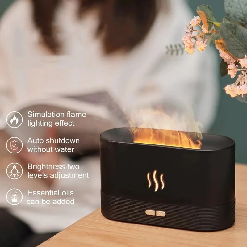 Ultrasonic Usb Fire Essential Oil Aroma Diffuser by Anti Spier