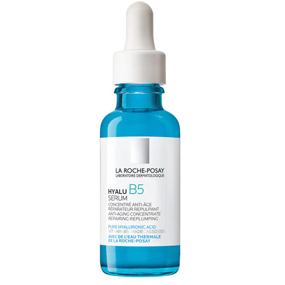 La Roche-Posay Hyalu B5 Pure Hyaluronic Acid Serum for Face, with Vitamin B5, Anti-Aging Serum for Fine Lines and Wrinkles, Hydrating Serum to Plump and Repair Dry Skin, Safe on Sensitive Skin 1 Fl Oz (Pack of 1) by Anti Spier