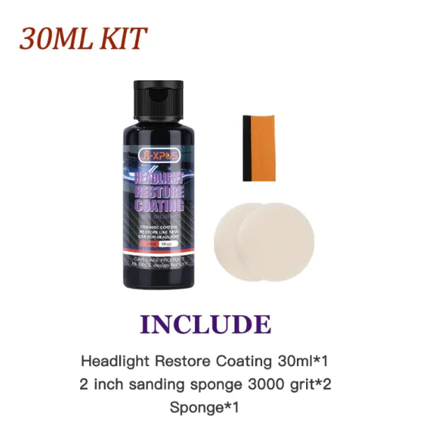 Headlight Restore Coating by Anti Spier