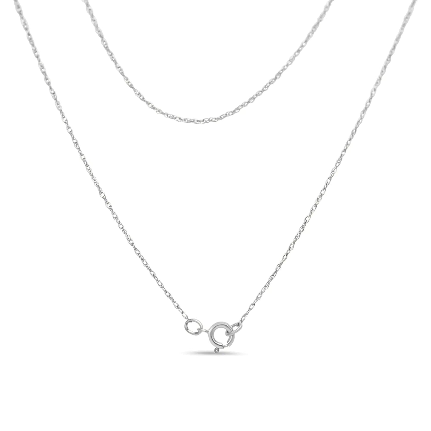 .925 Sterling Silver 1/5 Cttw Round Diamond Love 18" Pendant Necklace (I-J Color, I2-I3 Clarity) by Anti Spier