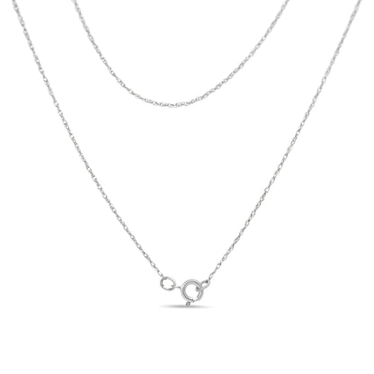 .925 Sterling Silver 1/5 Cttw Round Diamond Love 18" Pendant Necklace (I-J Color, I2-I3 Clarity) by Anti Spier
