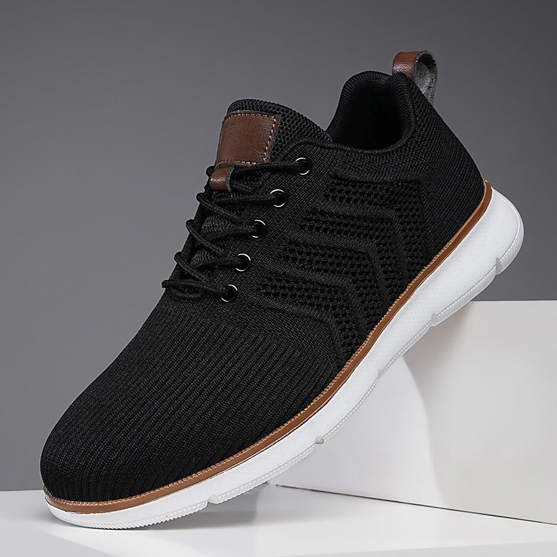 Men's casual shoes made of woven mesh fabric, large-sized men's casual shoes by Hypersku