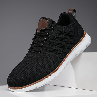 Men's casual shoes made of woven mesh fabric, large-sized men's casual shoes by Hypersku