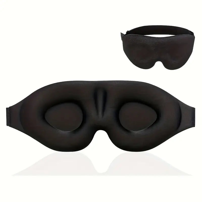 Adjustable 3D Sleep Mask for Men & Women - Breathable, Light-Blocking Eye Cover for Naps & Travel Father's Day, Mother's Day Gift by Anti Spier