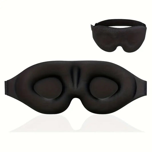 Adjustable 3D Sleep Mask for Men & Women - Breathable, Light-Blocking Eye Cover for Naps & Travel Father's Day, Mother's Day Gift by Anti Spier