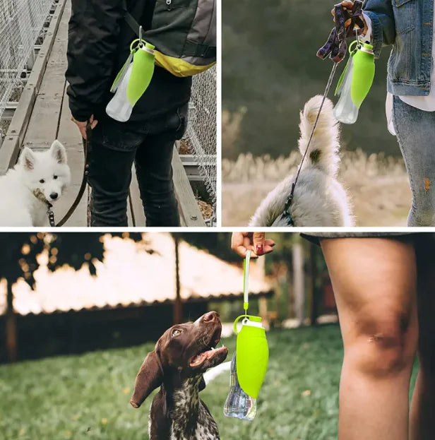 Pet Flip Cup Portable Water Bottle by Anti Spier