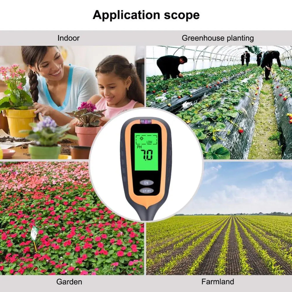 Soil Moisture and pH Meter Testing Instrument by Anti Spier