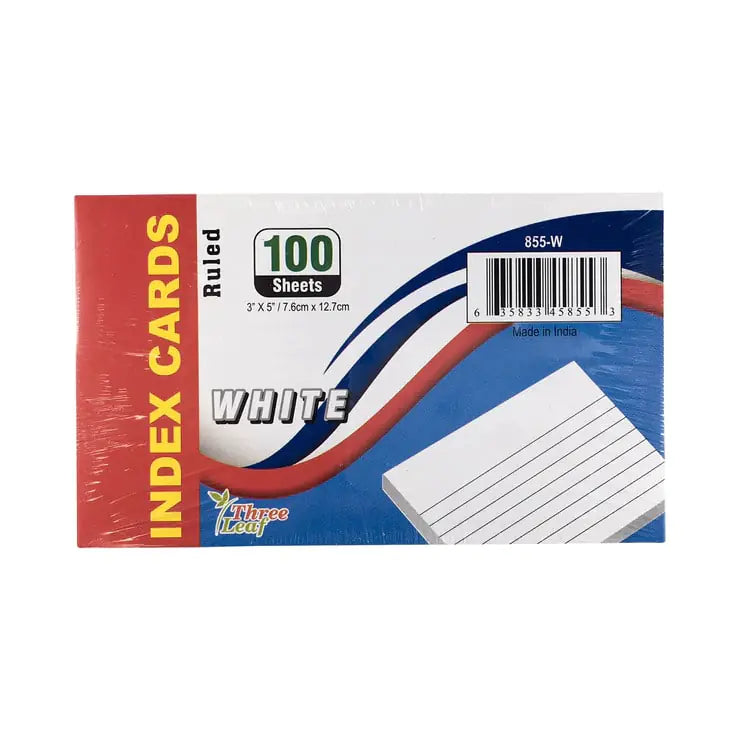 Three Leaf Index Card by Anti Spier