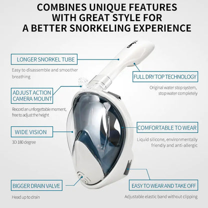 Full Face Scuba Diving Mask by Anti Spier