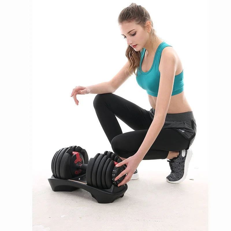 Adjustable Dumbbell Set by Anti Spier