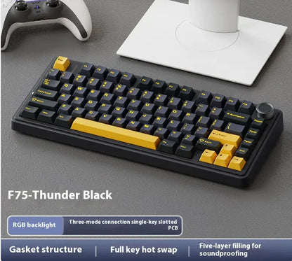 Wireless Three-Mode Bluetooth Mechanical Keyboard by Anti Spier