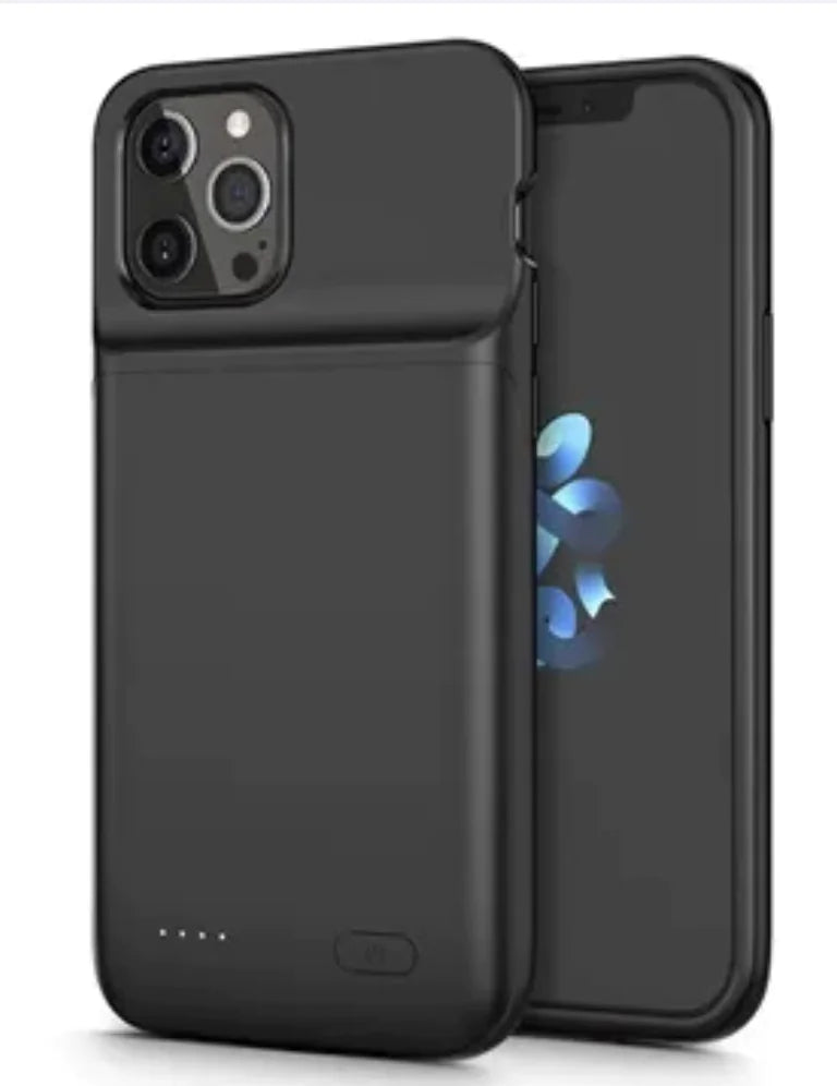 6800mAh Slim Battery Charger Case for iPhone 11-15 Pro Max & XR/XS by Anti Spier