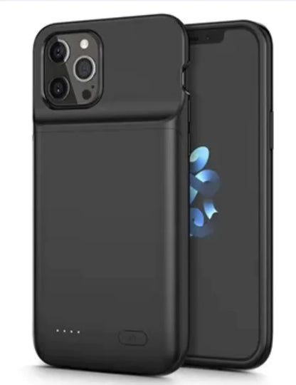 6800mAh Slim Battery Charger Case for iPhone 11-15 Pro Max & XR/XS by Anti Spier