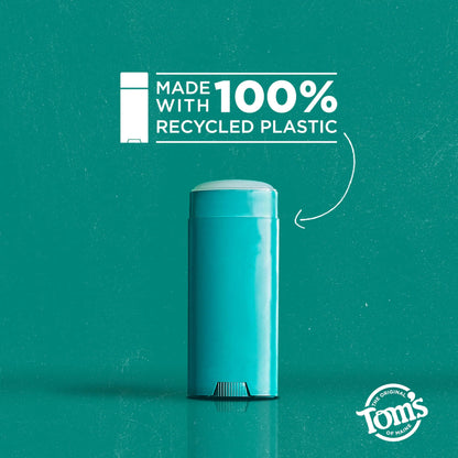 Tom’s of Maine Clean Coast Aluminum Free Natural Deodorant For Women & Men | Goes on Clear | Odor & Wetness Protection | Naturally Derived and Moisture-Locking Ingredients | 3.25 oz 3.25 Ounce (Pack of 1) by Anti Spier