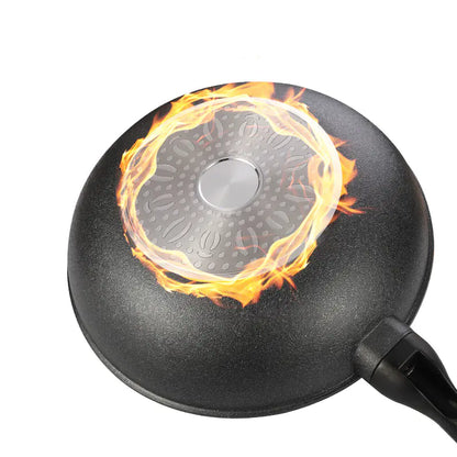 Korean Non-Stick Stone Frying Pan for Induction & Gas by Anti Spier