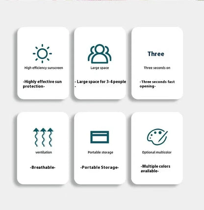 3-4 Double Automatic Camping Tent by Anti Spier