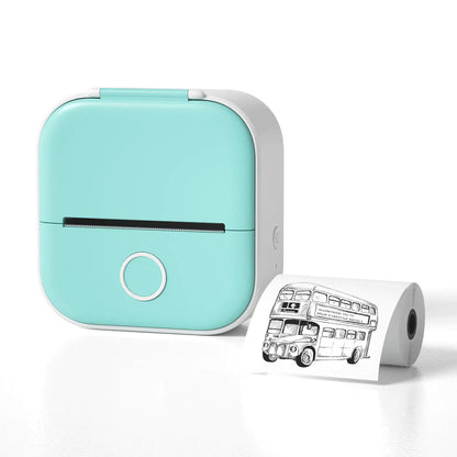 Portable Mini Thermal Label Printer Home Photo Printer Student Wrong Question Printer Bluetooth Mini Label Printer Price Tag by Anti Spier
