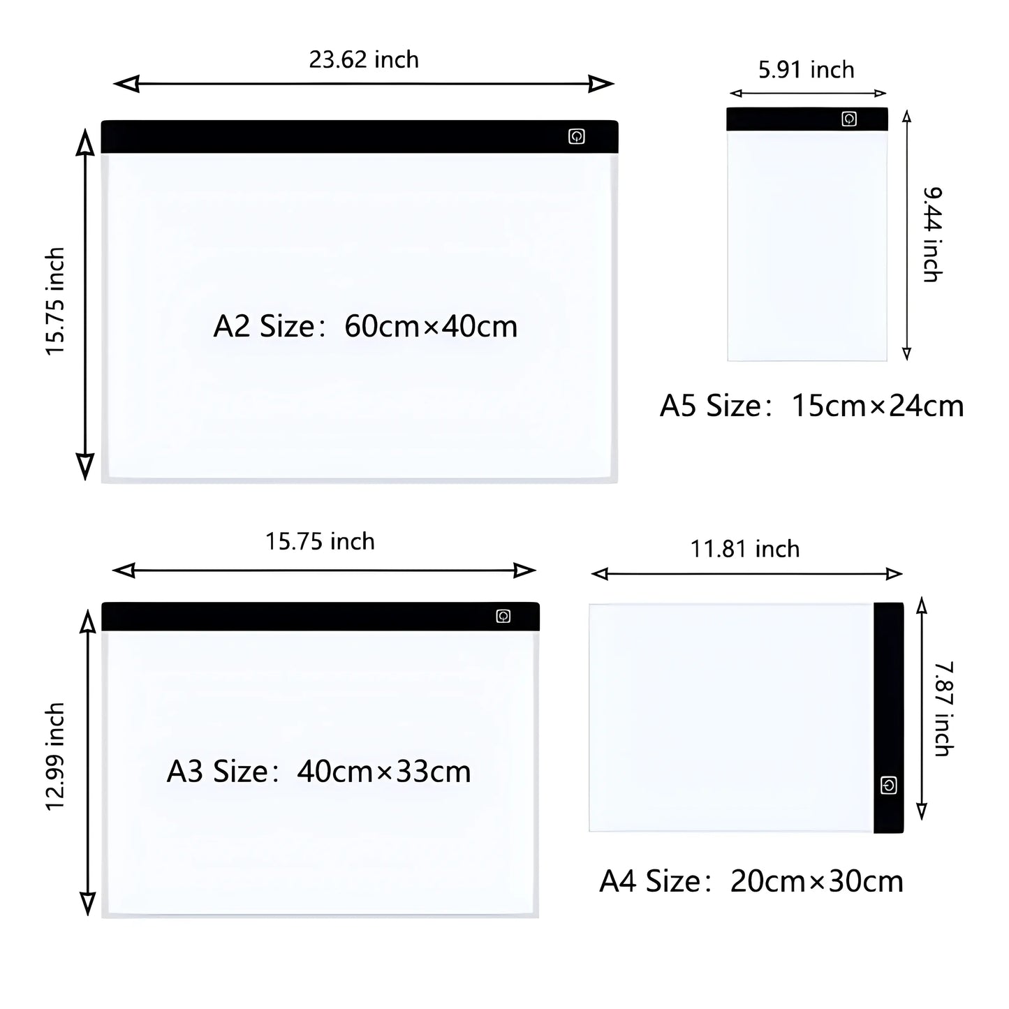 Dimmable LED Drawing Pad: Creative Kids' Gift by Anti Spier