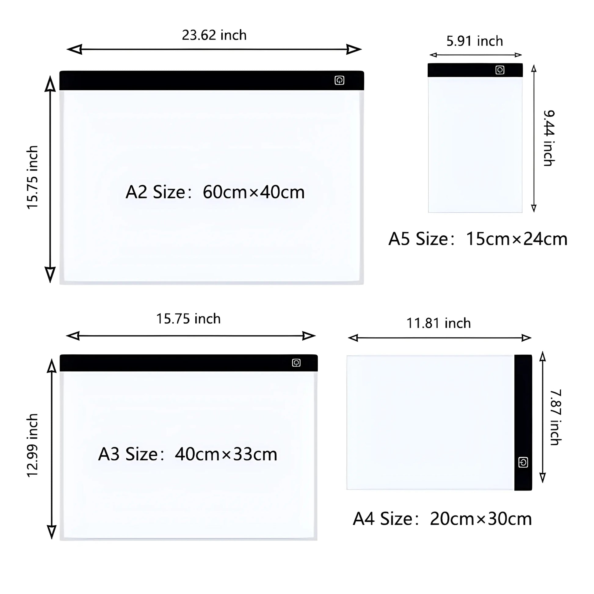 Dimmable LED Drawing Pad: Creative Kids' Gift by Anti Spier