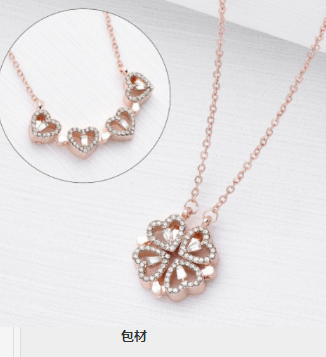 Luxury Four Leaf Clover Necklace by Anti Spier