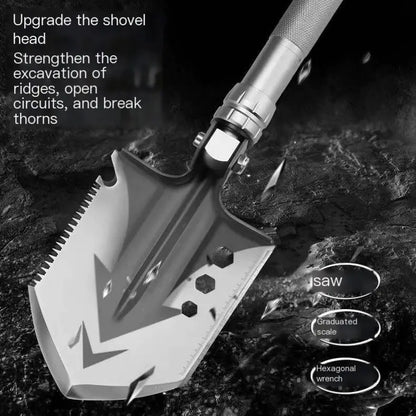 Multifunctional Folding Outdoor Military Shovel Tool by Anti Spier