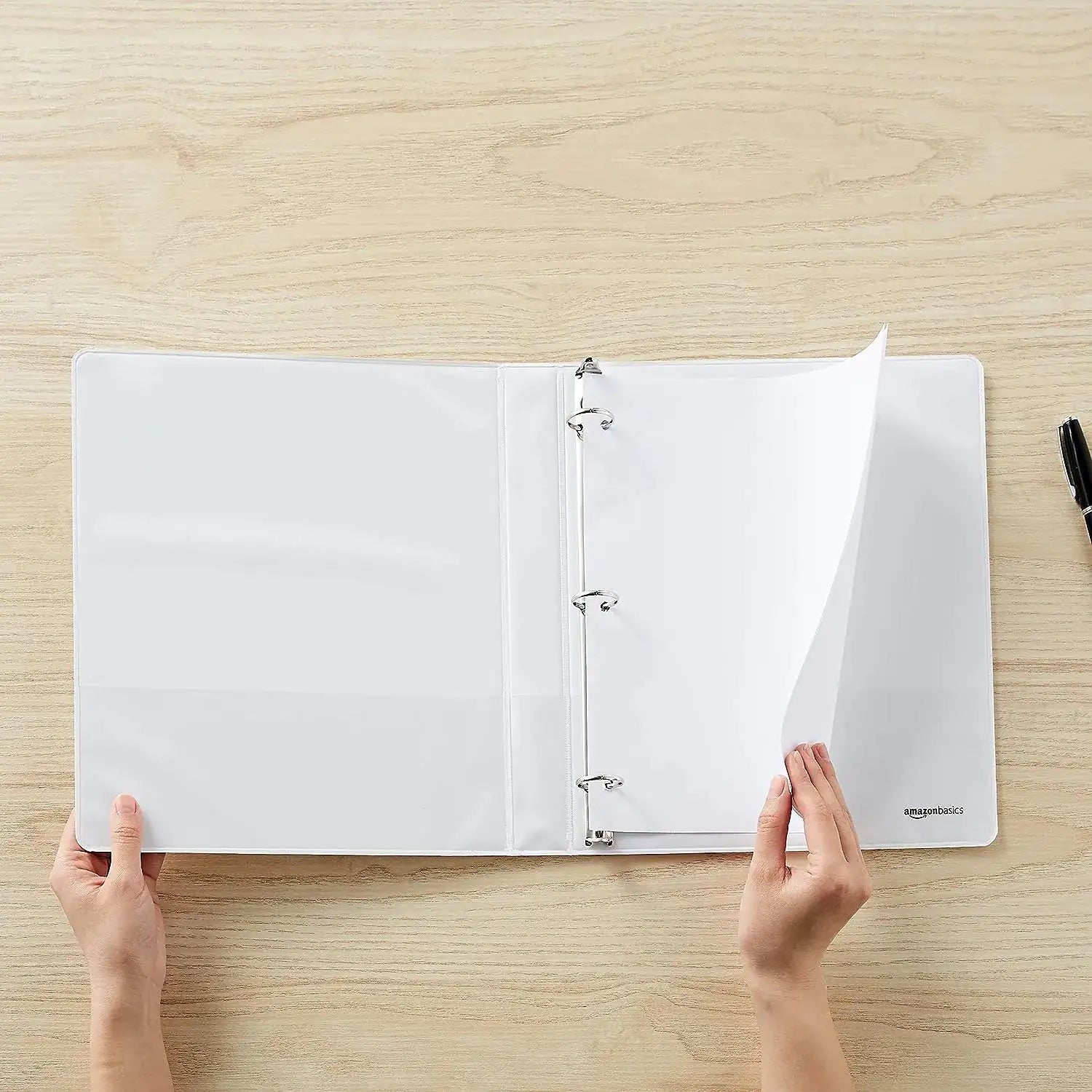 3 Ring Binder- 1" - White by Anti Spier