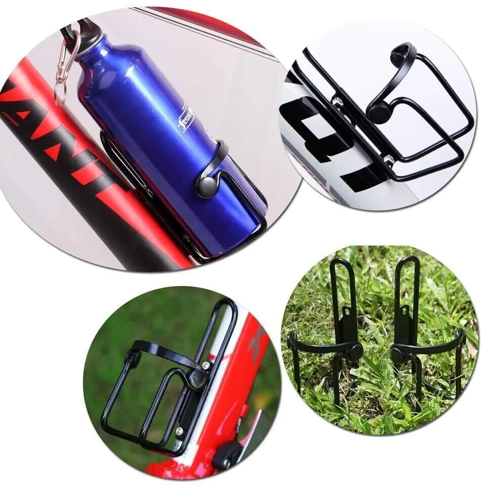 2 Packs Bike Water Bottle Cages Bicycle Lightweight Aluminum Alloy Bottle Holder by Anti Spier
