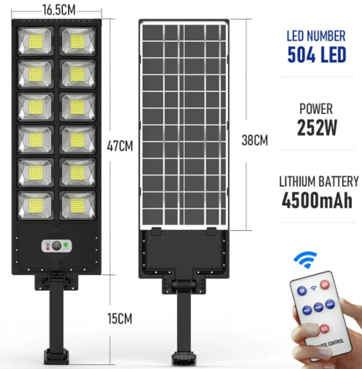 New Solar Double Row Street Light by Anti Spier