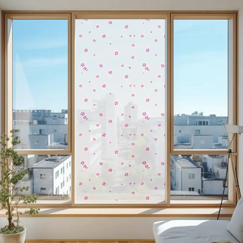 Static Cling Window Film - Frosted 3D Decorative Vinyl by Anti Spier